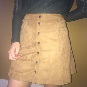 Abercrombie Suede Skirt